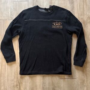 Harley Davidson Men’s Crew Neck Long Sleeve Size Medium 110th Anniversary